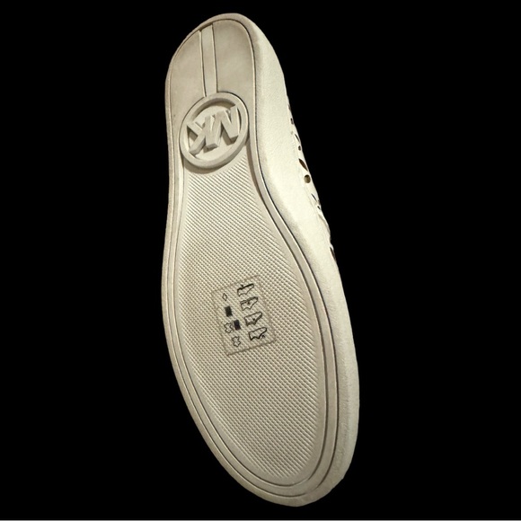 Size 7 Michael Kors Keaton white sneakers - Picture 2 of 3